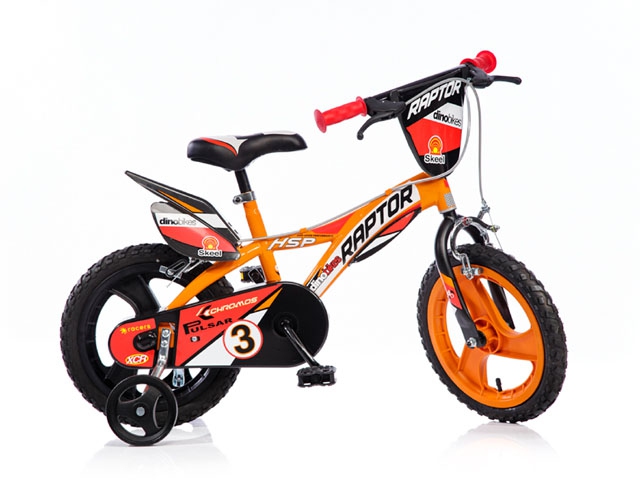 Dětské kolo Dino 14" oranžové