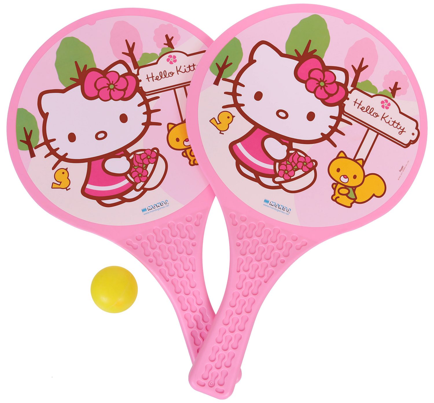 MONDO Tenis plážový Hello Kitty set 2 rakety míček