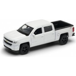 Welly - Chevrolet Silverado 2017 model 1:34 biela