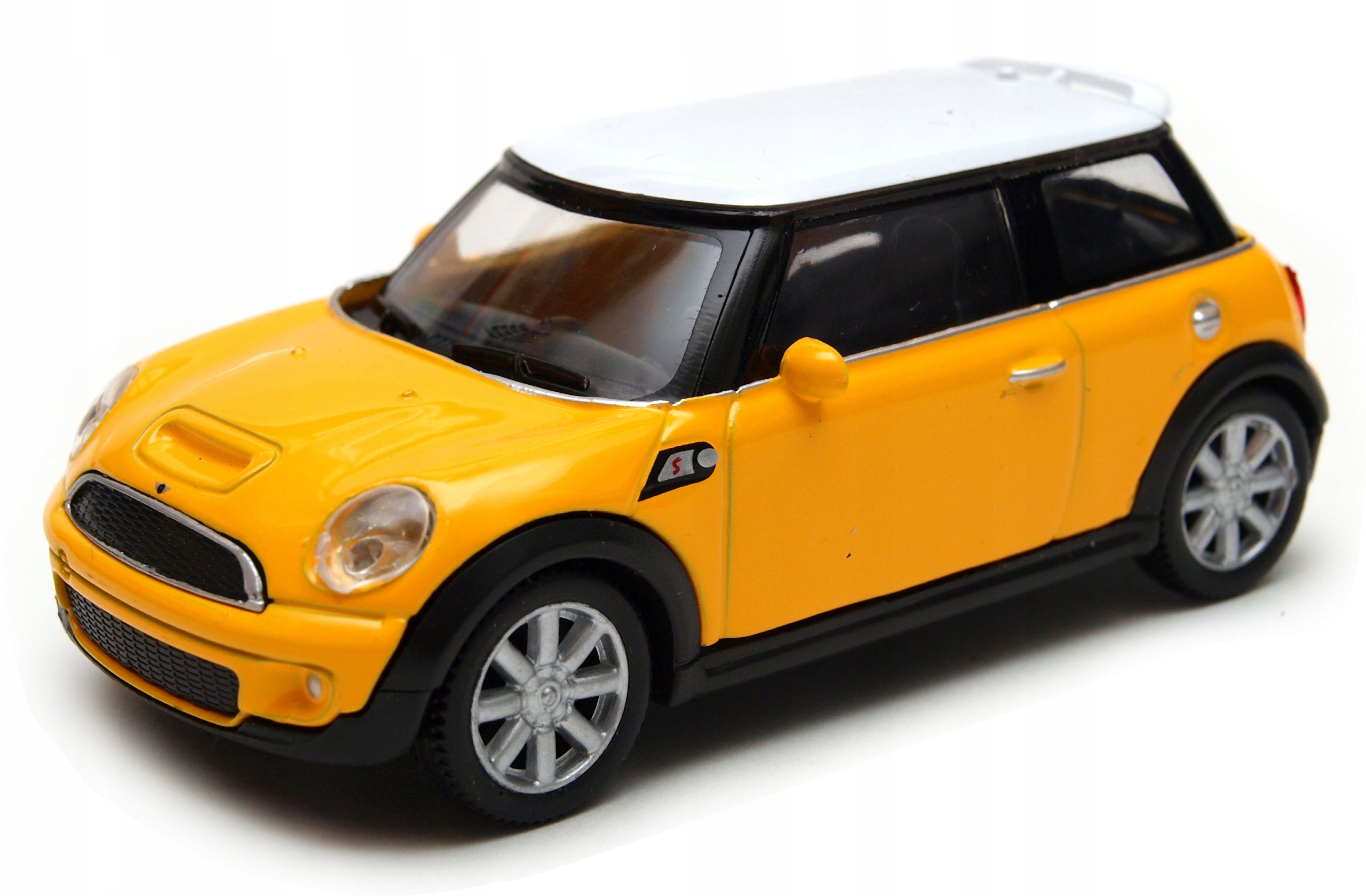 Welly - Mini Cooper S 1:43 žltý