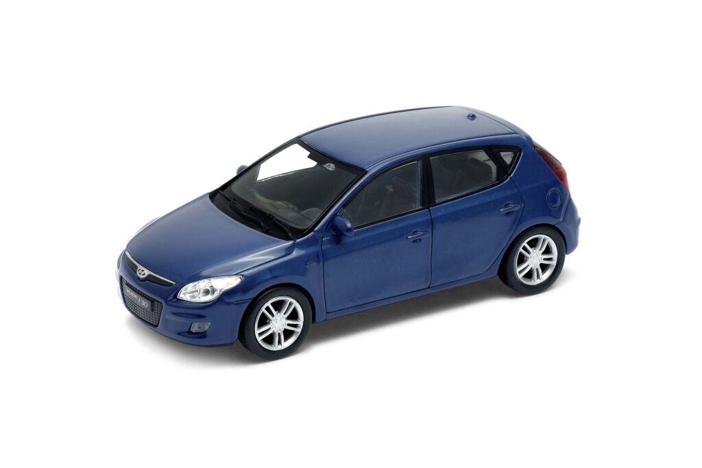 Welly - Hyundai i30 model 1:34 modrá