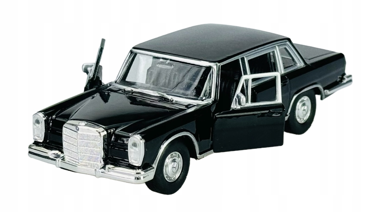 Welly - Mercedes Benz 600 model 1:34 čierna