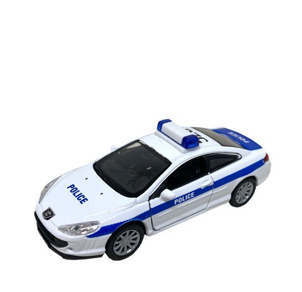 Welly - Peugeot Coupe 407 model 1:34 policia 
