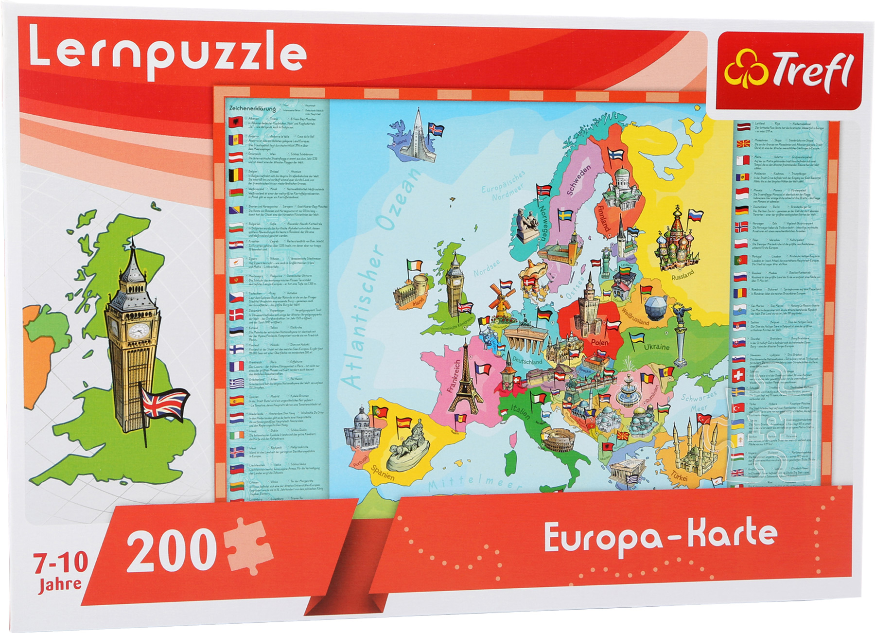 Small Foot Puzzle Mapa Európy
