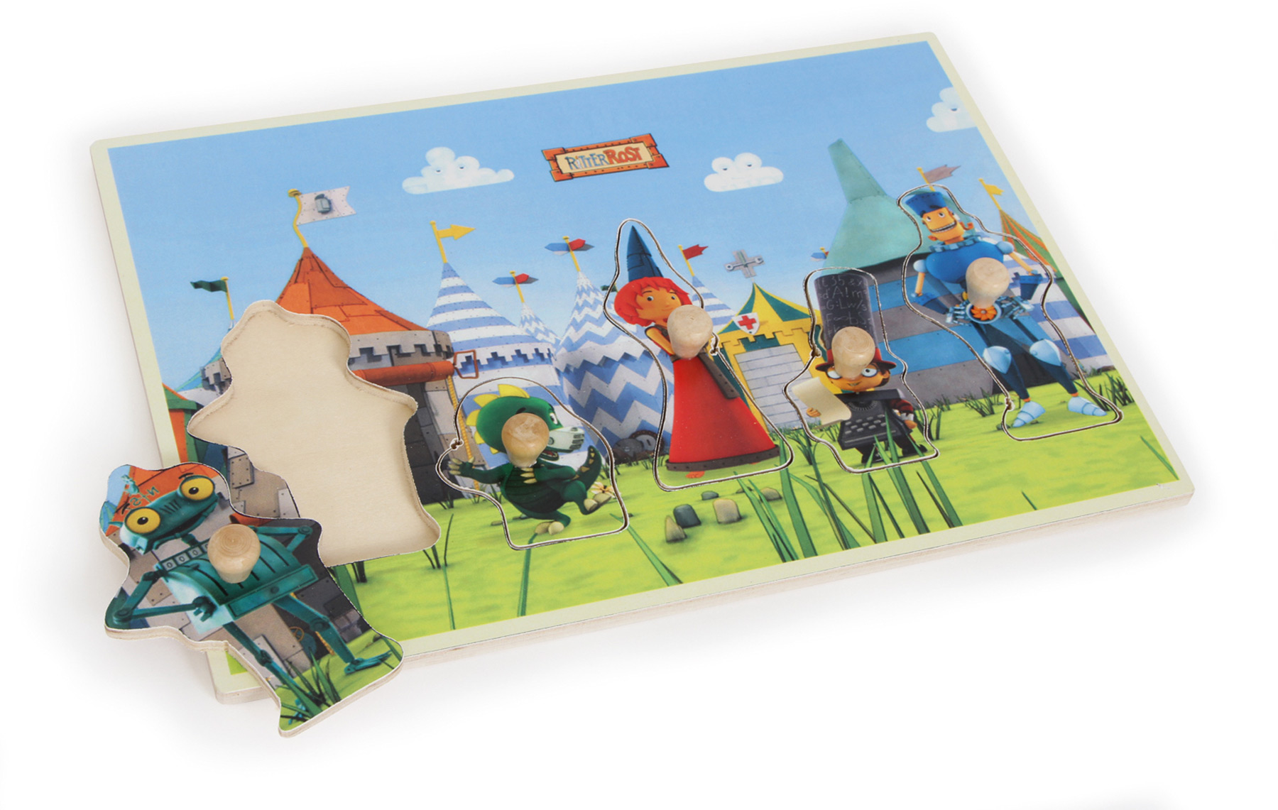 Small Foot Vkladacie puzzle Ritter Rost 