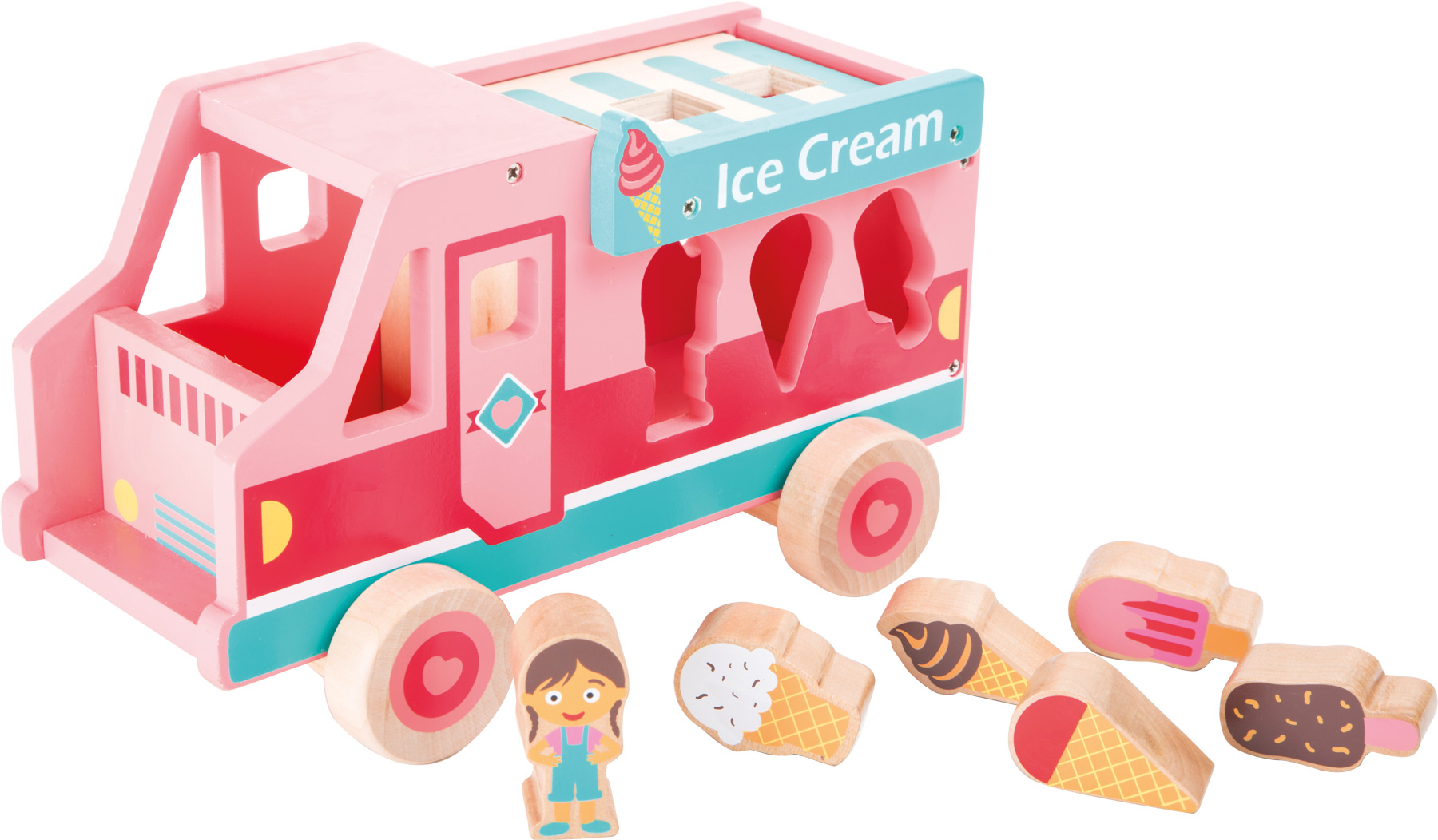Small Foot Vkladacie zmrzlinové autíčko