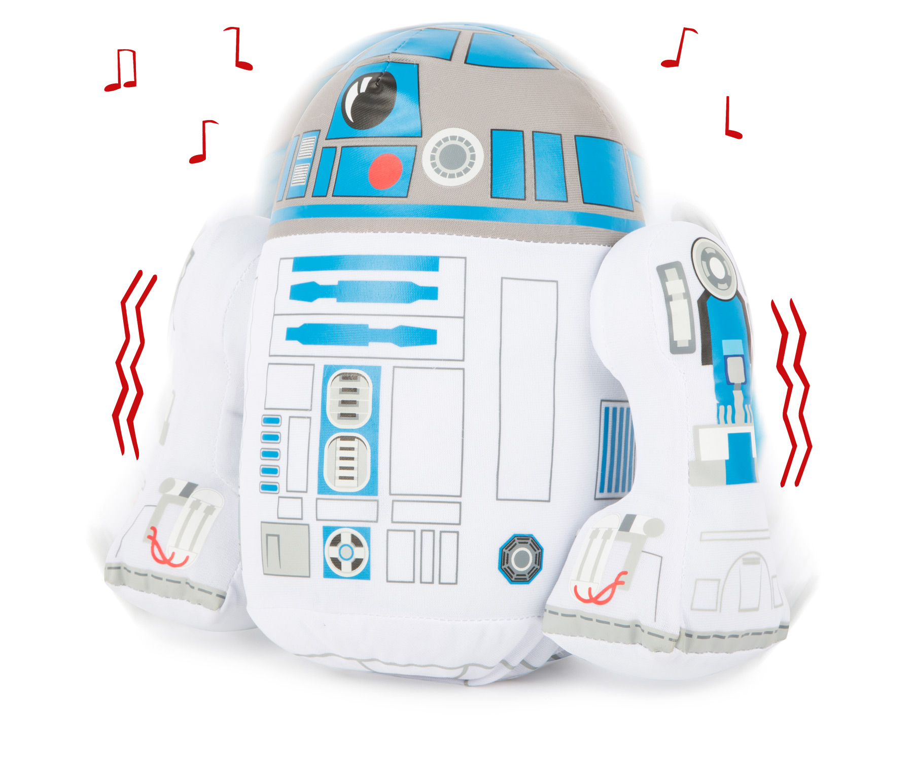 Small Foot Plyšový R2-D2 so zvukom a pohybom