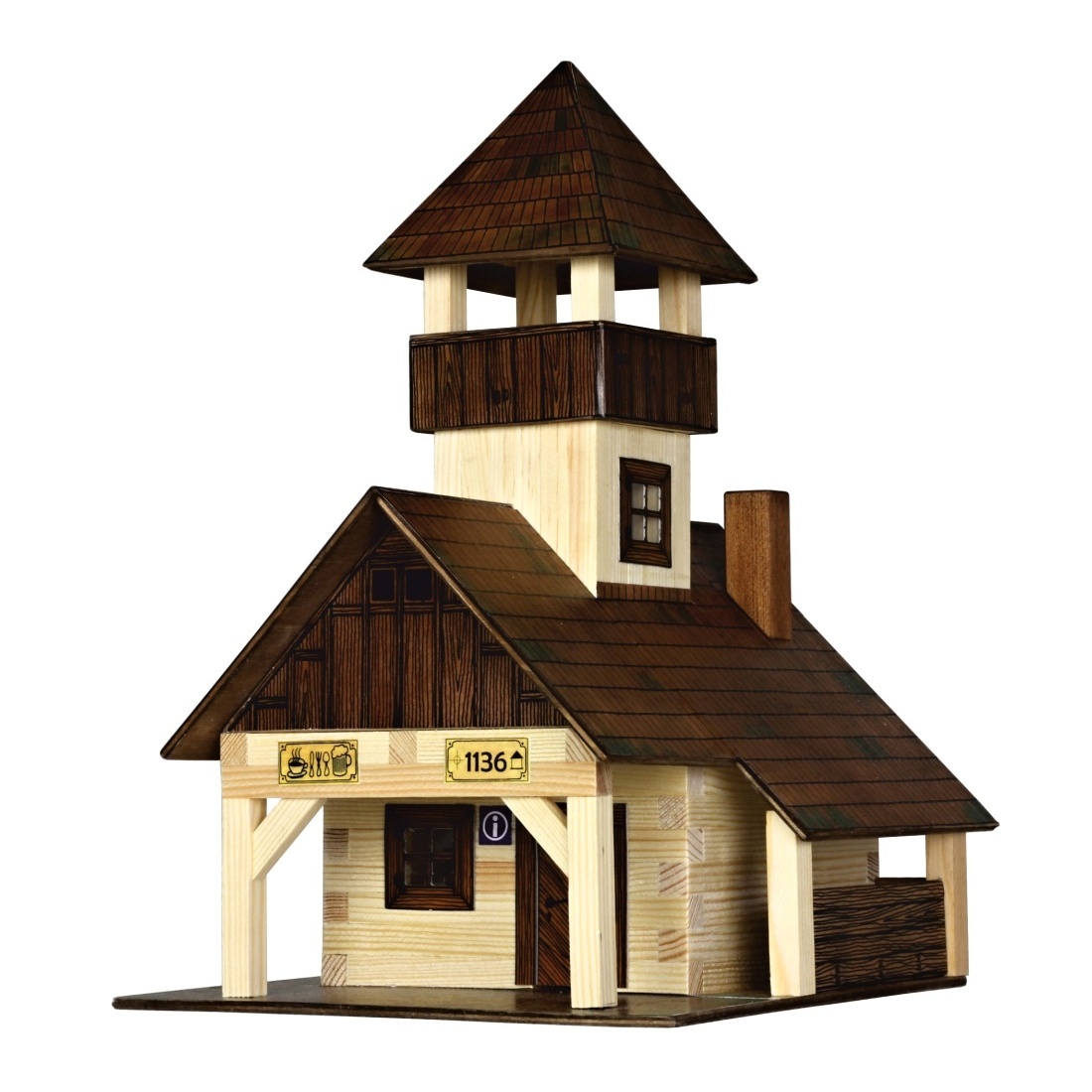 Dřevěná slepovací stavebnice Walachia Turistická bouda