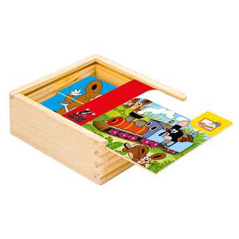 Dřevěné hračky -  První skládanka - Krtek