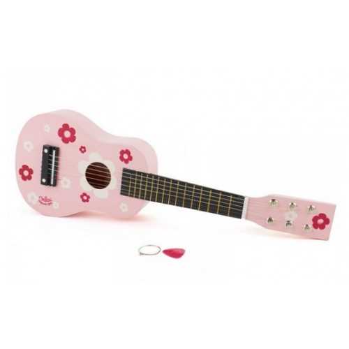 Detská gitara ružová 