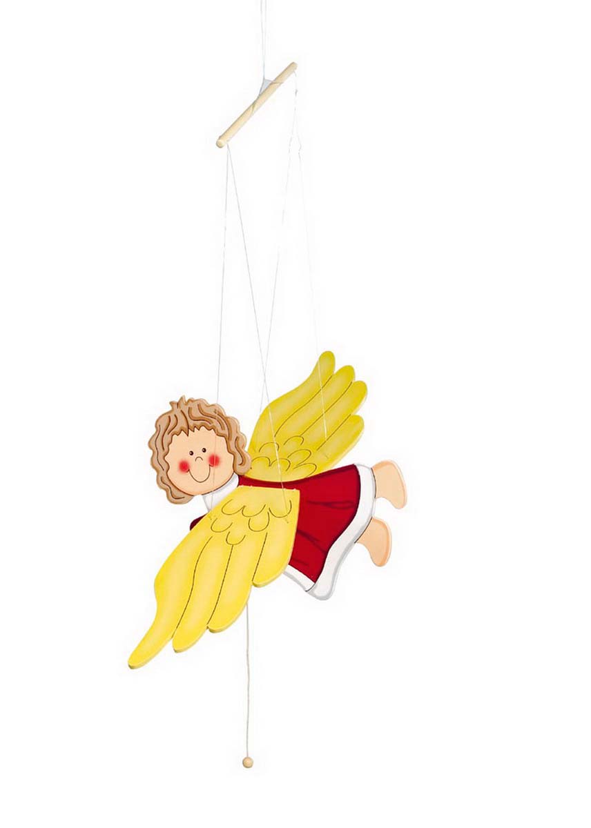Small Foot Drevené dekorácie - Hojdací anjel