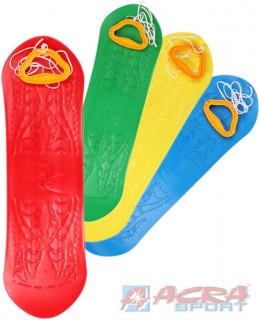 ACRA Detský plastový snowboard 4 farby